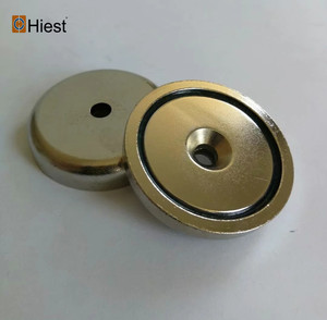 גודל מותאם אישית מגנט תעשייתי חיצוני אנטי קורוזיה הצלה neodymum מגנט מגנט טבעי משקל יניקה 80-500 ק "ג - Product Image 5