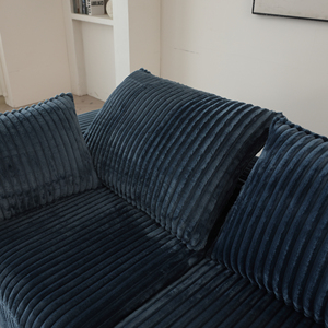 Modular Sectional <b>Sofa</b> <b>Bed</b> Set Fabric Upholstered Compressed for Living Room Bedroom Apartment Hotel Villa No Assembly Required - Product Image 2