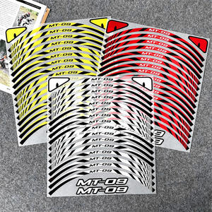 Para YAMAHA MT09, ruedas <span class=keywords><strong>de</strong></span> motocicleta, llanta, pegatina decorativa reflectante, calcomanías <span class=keywords><strong>de</strong></span> cubo impermeables - Product Image 2