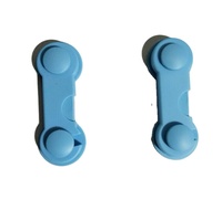 Verrou de porte adhésif 3M avec matériau ABS pour portes d'armoires côte à côte, installation facile, verrou de sécurité pour bébé, pour la protection des nourrissons