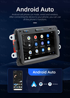 Radio para automóvil BQCC, 2 DIN, 7 pulgadas, CarPlay inalámbrico/con cable, Android Auto, USB, radio FM, estéreo para auto, pantalla táctil, reproductor multimedia para auto