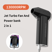 Mini ventilateur turbo haute vitesse, souffleur d'air électrique portable, batterie amovible 5000mAh, pour aspirateur de voiture, souffleur d'air sans fil