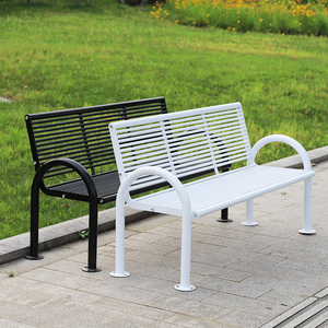 <span class=keywords><strong>OUTU</strong></span> – chaise longue d'extérieur en acier galvanisé, banc de jardin en métal - Product Image 4