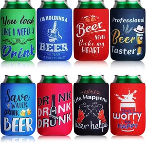 Bolsa Térmica Plegable de Neopreno de 12 oz con Logotipo Personalizado, Funda para Botellas de <span class=keywords><strong>Vino</strong></span> y Cerveza, Porta Botellas de 3.5-5 mm - Product Image 1