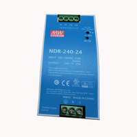 NDR-240-24 monté sur rail ultra mince 24V 10A DIN pour l'alimentation d'énergie électrique de commutateur d'armoire d'entraînement de contrôle industriel
