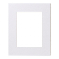 Passe-partout en carton sans acide 8 x 10 pouces, prédécoupé avec fenêtre, noyau blanc, pour encadrement de photos et d'œuvres d'art, fabrication sur mesure