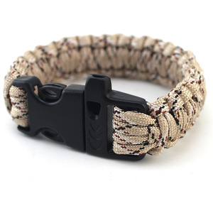 Braccialetti da campeggio per escursioni all'aperto 550 bracciale in plastica Paracord - Product Image 5