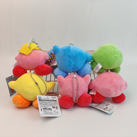 Prix pas cher Kawai Kirby peluche peluche Toys6 Styles Kirby peluche porte-clés