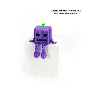 Figurine articulée Feeron en plastique imprimé en 3D, motif citrouille d'Halloween – Jouet de bureau et décoration originale 4,6-6,4 cm - Product Image 2