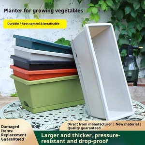 Outil <span class=keywords><strong>de</strong></span> culture <span class=keywords><strong>de</strong></span> légumes pour balcon domestique, <span class=keywords><strong>pot</strong></span> <span class=keywords><strong>rectangulaire</strong></span> pour fleurs, <span class=keywords><strong>pot</strong></span> <span class=keywords><strong>de</strong></span> 1 gallon pour plantes succulentes, <span class=keywords><strong>pot</strong></span> <span class=keywords><strong>de</strong></span> plantation respirant <span class=keywords><strong>de</strong></span> style nordique - Product Image 5