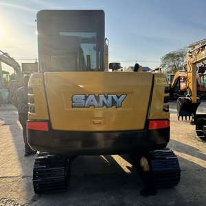 Excavatrice sur chenilles hydraulique Sany 60u d'occasion, 6 tonnes, boîte de vitesses, moteur, pompe, bon état, construction, agriculture, modèle 2024 - Product Image 3