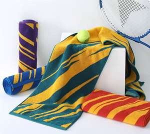 Impressions personnalisées Logo Sports Coton <span class=keywords><strong>Fitness</strong></span> Workout Serviettes 100% Coton Natation Pêche Escalade Gym <span class=keywords><strong>Serviette</strong></span> - Product Image 1