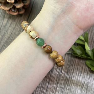 Bracelet en pierre naturelle avec perles de verre colorées pour l'équilibre émotionnel – Partenaire logistique fiable pour les grossistes – Conception personnalisée - Product Image 4