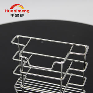 Support mural rectangulaire multifonctionnel en acier inoxydable Huasimeng pour brosses à dents, dentifrice et rasoirs - Product Image 4