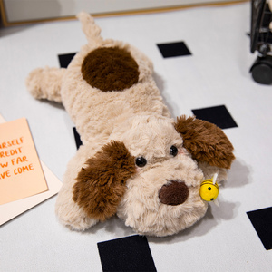 Al por mayor cachorro tumbado de peluche con pequeña abeja animal de peluche sofá decoración bebé almohada para dormir peluche orejas <span class=keywords><strong>grandes</strong></span> perro muñeca - Product Image 6