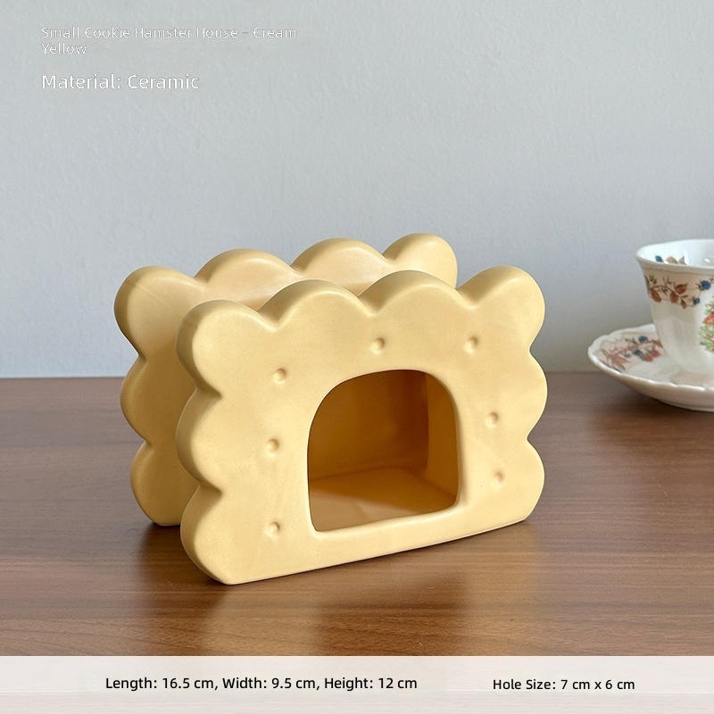 Maison à Hamster Cookie - Crème