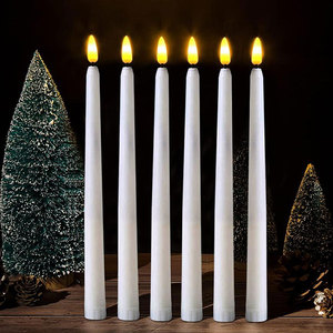 Đám cưới số lượng lớn pin dài <span class=keywords><strong>LED</strong></span> NẾN Flameless Hàng Mã giáng sinh nến đèn Set <span class=keywords><strong>LED</strong></span> trụ cột côn nến ánh sáng - Product Image 1