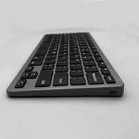 2024 Mini clavier BT-001AC sans fil touches ciseaux Super minces clavier de bureau Rechargeable pour PC portable Macbook tablette