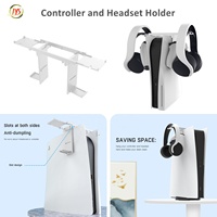 Ensemble d'accessoires JYS-P5151 12 en 1 pour chargeur de poignée PS5, bâton de pouce en Silicone, support, couvercle d'appareil photo