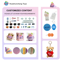 Porte-clés en peluche mini ours cœur d'amour, populaire et tendance, idéal pour sac à dos et cadeau