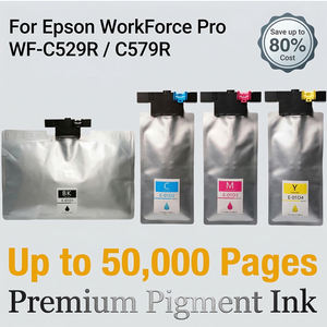 Enlite C13T01D100 T01D1-T01D4 Unité d'alimentation en encre pour <span class=keywords><strong>Epson</strong></span> <span class=keywords><strong>WF</strong></span> C529R <span class=keywords><strong>C579R</strong></span> Series, cartouches d'encre pigmentée imperméables, impression de haute qualité - Product Image 1