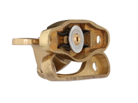 XDRD Loquet de fenêtre vintage en laiton massif avec installation par vis, loquet de verrouillage traditionnel pour cadres en bois, aluminium, PVC et vinyle