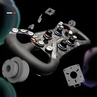 Volant de Course SIMAGIC GT Neo pour Simulateur de Jeu, Double Embrayage, Disque à Entraînement Direct, Nouveau Composite en Fibre de Carbone