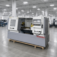 Mesin Bubut CNC Otomatis Presisi Tinggi CK6150X1000 Horizontal 2 Axis Single Spindle Flat Bed untuk Bagian Logam