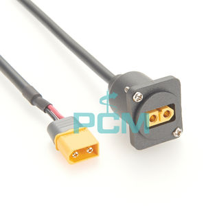 Prise femelle XT60 avec câble d'alimentation de <span class=keywords><strong>panneau</strong></span> de montage pour batterie RC Lipo <span class=keywords><strong>panneau</strong></span> <span class=keywords><strong>solaire</strong></span> e-bike Skyzone FPV moniteur alimentation - Product Image 4