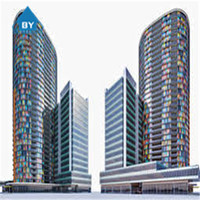 Schnelle Konstruktion Vorgefertigte Hochhaus-Stahl konstruktion Gebäude Berühmtes Design Moderner Stil Stahl konstruktion Hausbauer