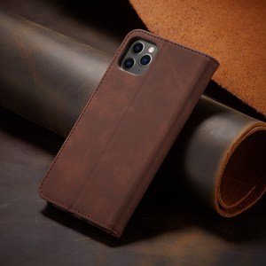 เคสหนัง PU วินเทจแบบมืออาชีพสำหรับ <span class=keywords><strong>iPhone</strong></span> 15 14 13 12 Pro คลาสสิค แบบพับได้ พร้อมขาตั้งแม่เหล็กและช่องใส่บัตร - Product Image 3