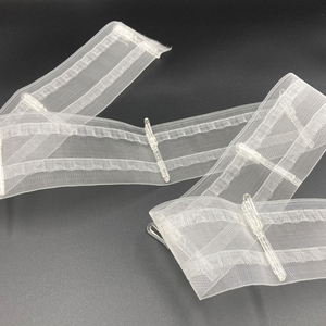 Heavy Duty Wall Accessory Bracket for Stand Wave Minimal Heading Transparent Tape <b>Holder</b> Pipe Drape System Interlinings Linings - Product Image 2