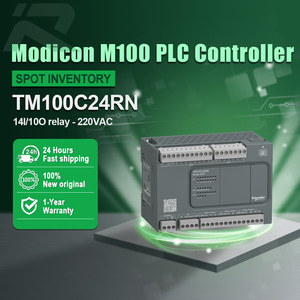 Módulo PLC Modicon Serie M100 Nuevo y Original TM100C24RN Schneider 14I/10O Relé 220VAC TM100C24RN Controlador Lógico Programable - Product Image 1