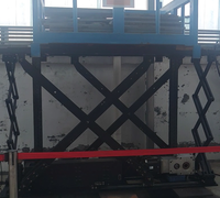 Plateforme élévatrice à chaîne rigide robuste pour véhicules automobiles, table élévatrice électrique à faible profondeur pour parking et atelier