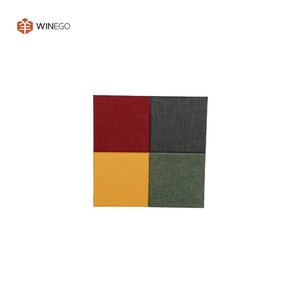 WINEGO NRC Rated Fabric Akustische Wand platte Hydrophobie Wand Feuerfeste Platten Akustische Woll platte für Auditorien - Product Image 3