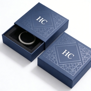 Caja de Pulseras Hecha a Mano, Caja de Regalo de Joyería de Lujo con Impresión Personalizada, Inserto de EVA Personalizado, Acabado con Logotipo Personalizado, Se Acepta OEM - Product Image 6