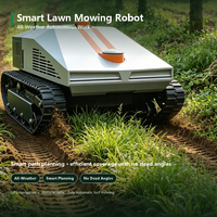 Tondeuse à gazon robotisée intelligente à commande à distance entièrement automatique avec navigation GPS pour la maison, le jardin, la villa, entièrement électrique