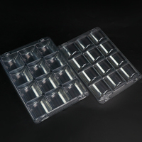 Contenants en plastique pour macarons en gros - Convient pour 12 ou 24 macarons - Plateaux de présentation pour emballages de macarons