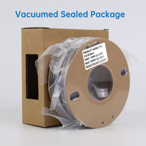 Tiges en plastique de moulage noir TPU en plastique de qualité supérieure longueur 330m 1kg poids net impression 3D 1kg 1.75mm couleur noire - Product Image 5