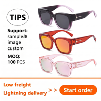 Nouvelles lunettes de soleil de style européen et américain, idéales pour la conduite, compatibles avec les verres correcteurs, protection UV, confortables, légères et tendance
