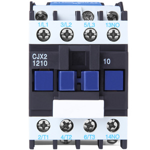 Contactor de CA Tengen CJX2 de 12A trifásico para montaje en carril DIN con contactos auxiliares - Product Image 3