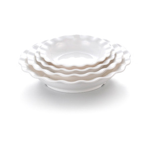 A8 <b>Melamine</b> Imitation Porcelain White Tableware: Large Lobster Bowl, Sauerkraut Fish Bowl, Boiled Fish Bowl, Deep Bowl, Large - Product Image 2
