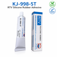 Scellant silicone acétique neutre RTV KEJIA KJ-998-5T pour fibres et vêtements, haute résistance et flexibilité