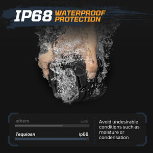 Luz antiniebla/de conducción Led blanca/amarilla de 3 pulgadas, focos LED cuadrados impermeables todoterreno 4x4 con cubierta, accesorios universales para vehículos - Product Image 5