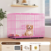 Cages et niches pour animaux de compagnie en fer solide, sécurisées et durables, cage pliable extra-épaisse pour chiens de petite/moyenne taille, pour intérieur/extérieur, pour Corgi, Teddy