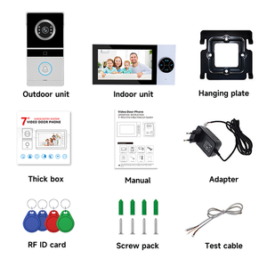 A71T Metal Waterproof Visual Two-way <strong>Intercom</strong> Home Security Equipment <strong>Intercom</strong> 7-inch Screen Can Record <strong>Videos</strong> <strong>Video</strong> Doorbell - Product Image 5
