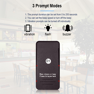 Système de gestion des files d'attente CATEL, récepteur de bipeur de restaurant, dispositif d'assistance sans fil pour le service client - Product Image 5