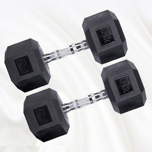 Regular <strong>Dumbells</strong> Customizable 70 Lbs 80lb Hex Dumbbell Fashion Commercial Rubber <strong>Dumbells</strong> - Product Image 1