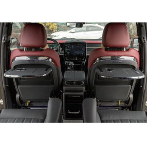 Luxury Rear Seat <b>Table</b> for 2021-2025 Folding Backrest Tray with Cup Holder Premium <b>Car</b> Interior Upgrade Accessory - Product Image 2
