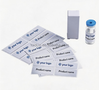Étiquette autocollante en vinyle imperméable personnalisée pour flacon cosmétique en verre de 3 ml, 5 ml, 10 ml